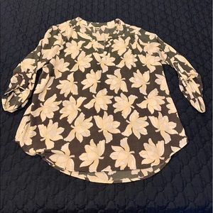 Fun floral blouse